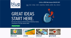 Desktop Screenshot of blueinteractiveagency.com